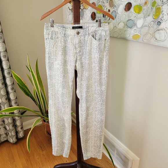 Marc Cain Snakeskin Print Jeans (Size N. 2) US 6 - Picture 3 of 10